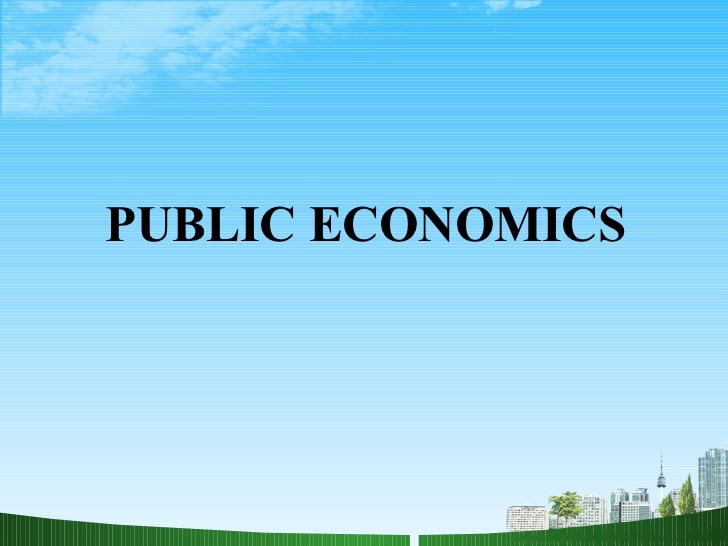 Public economics assignment help