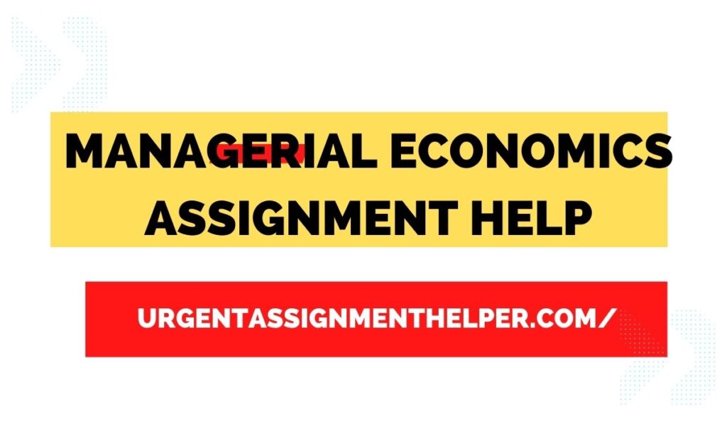 managerial economics assignment image