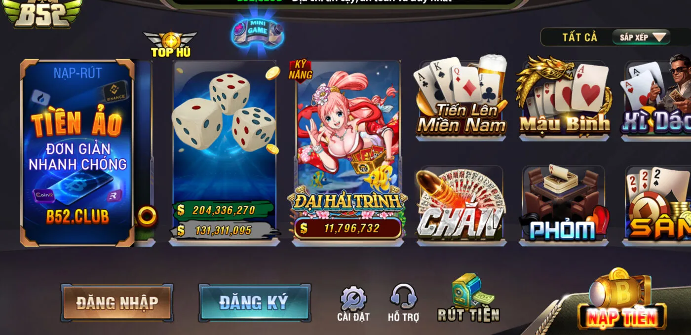 B52 là cổng game hoạt động đầy đủ giấy phép và đảm bảo về chất lượng sản phẩm