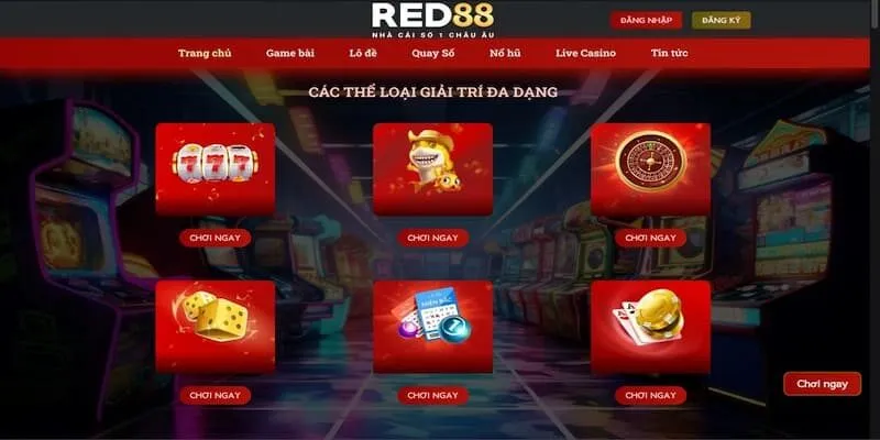 Lựa chọn Red88 để có được những ván cược Casino Online chất lượng nhất