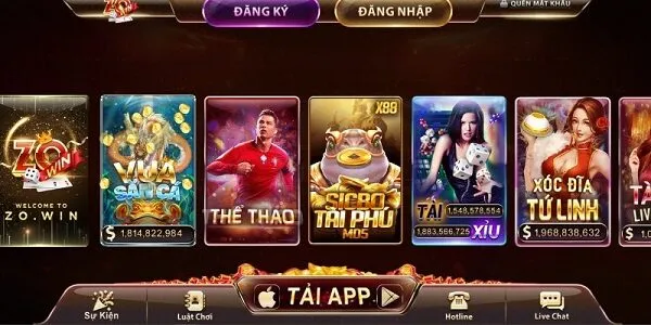 Giới thiệu thông tin cơ bản cần biết về cổng game Zowin